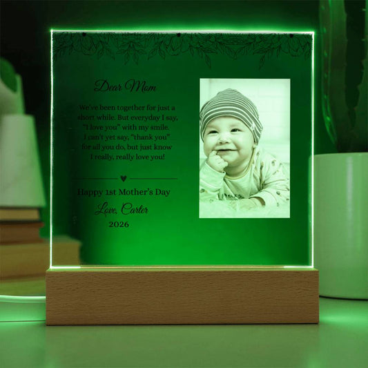 1st Mother's Day | Acrylic Plaque