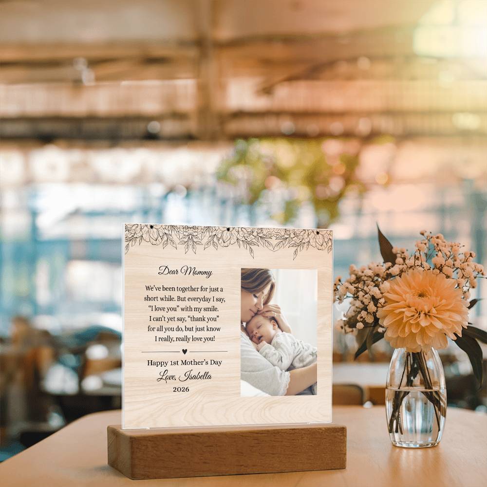 1st Mother's Day | Acrylic Plaque