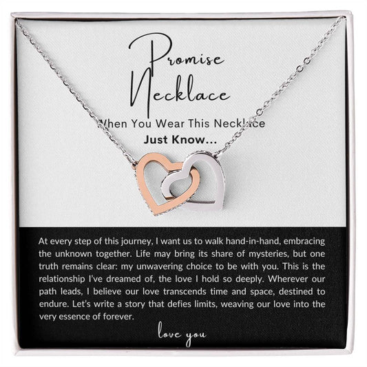 Promise Necklace| Twin Hearts