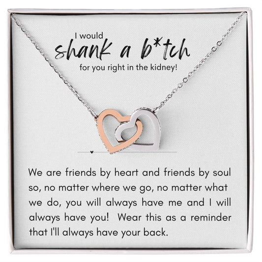 For My Bestfriend | We Are Friends by Heart - Forever Love Necklace