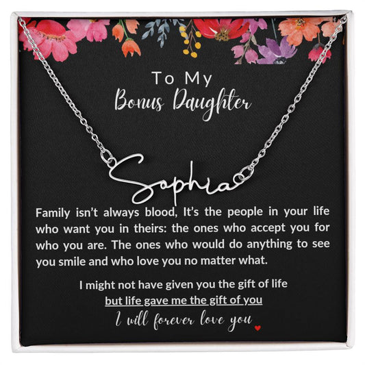 To My Bonus Daughter| You Gave me the Gift