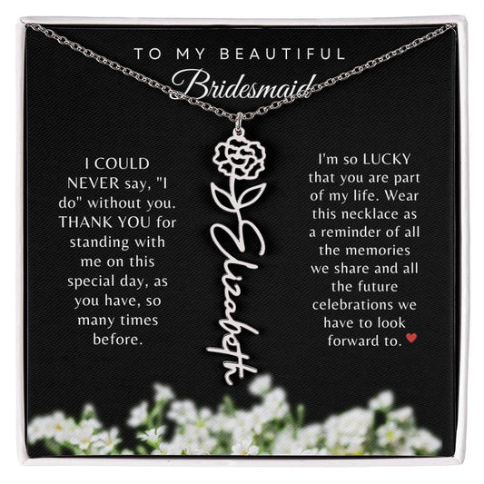 To My Bridesmaid| Thank You