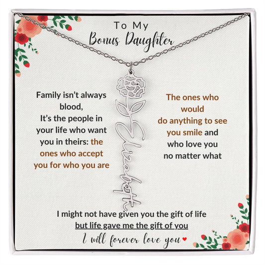 To My Bonus Daughter| Family Isn't Always Blood