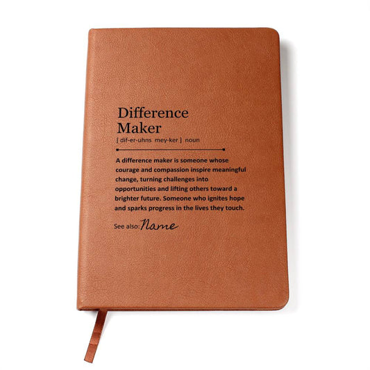 Personalized Difference Maker Journal